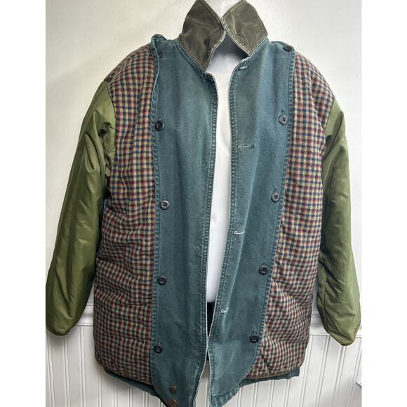 Vintage LL Bean Barn/Chore Coat - Primaloft Liner - Made In USA - Women L Green - Picture 6 of 16